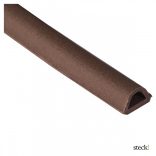 steck! Ablaktömítő, D profil, BARNA, 6m
