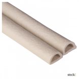 steck! Ablaktömítő, D profil, FEHÉR, 6m