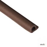 steck! Ablaktömítő, P profil, BARNA, 6m