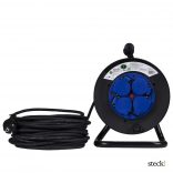 steck! Kültéri kábeldob, fémvázzal, 40m