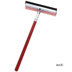 Ablaklehúzó, szivacsos, 45 CM-es fa nyéllel