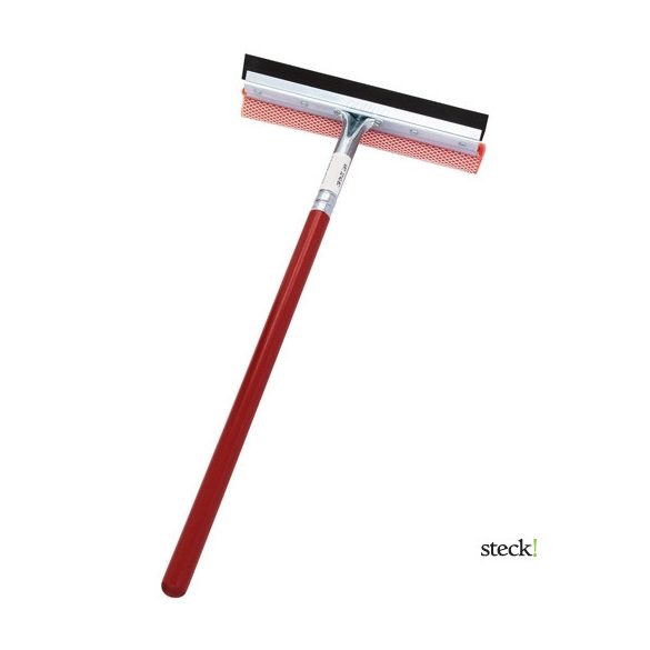 Ablaklehúzó, szivacsos, 45 CM-es fa nyéllel