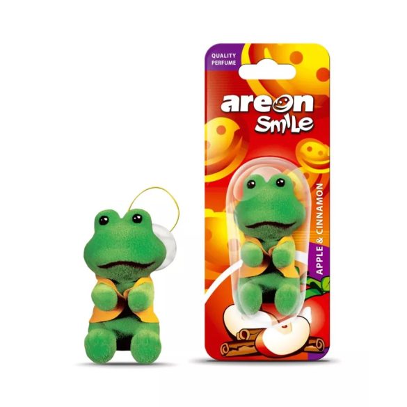 Areon autóillatosító Smile Toy Apple & cinnamon (Béka)