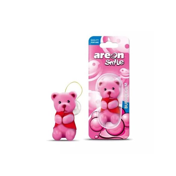 Areon autóillatosító Smile Toy Bubble Gum (Pink Maci)