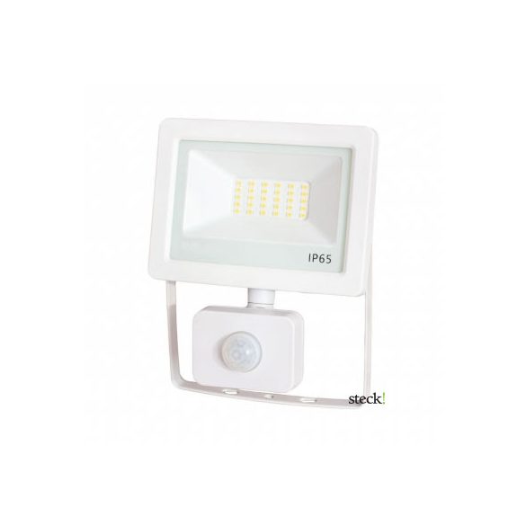 LED slim fényvető, 20W, SZENZORRAL