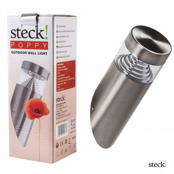 steck! POPPY Kültéri fali lámpa, 32 LED