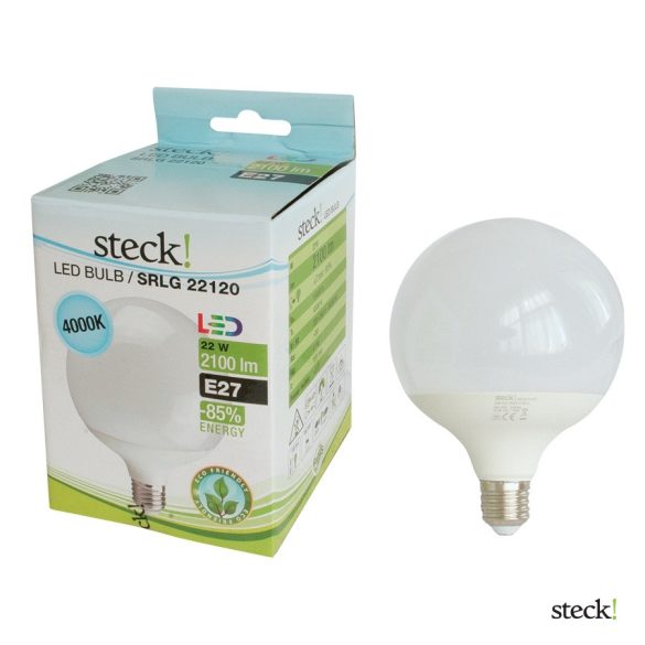 LED izzó, 22W, E27, 4000K
