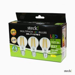 LED filament fényforrás 11W E27 2700K MULTIPACK