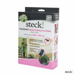   steck! Mágneses szúnyogháló ajtóra, fekete, 2400*1000 mm