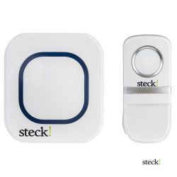 steck! Vezeték nélküli csengő, ELEMES, 150m