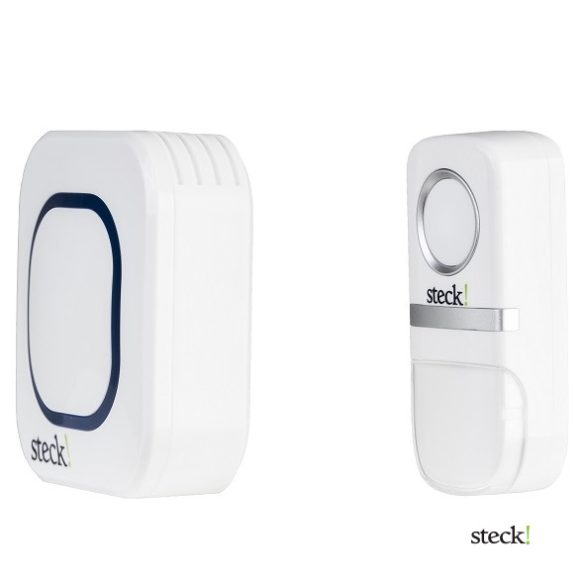 steck! Vezeték nélküli csengő, ELEMES, 150m