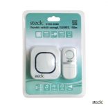 steck! Vezeték nélküli csengő, ELEMES, 150m