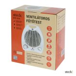 steck! Ventilátoros fűtőtest, biztonsági felborulás elleni kapcsolóval