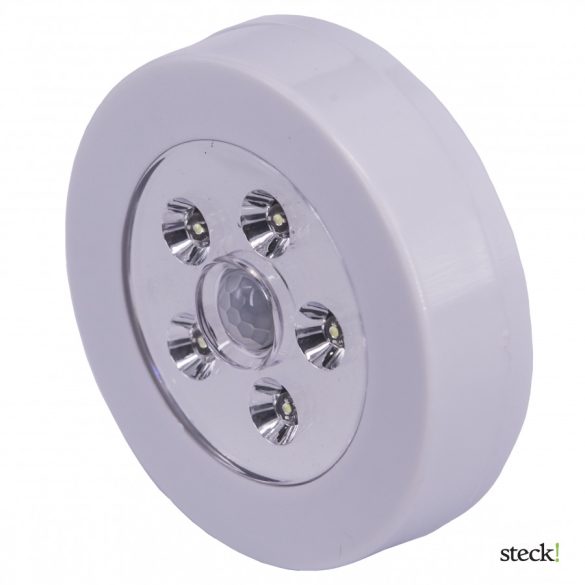 steck! Öntapadó LED gardrób lámpa, MOZGÁSÉRZÉKELŐVEL