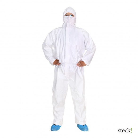 steck! Eldobható védőoverál XL méret