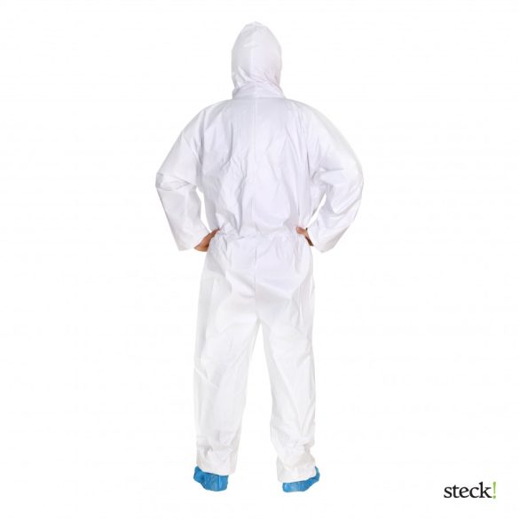 steck! Eldobható védőoverál XL méret
