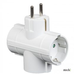 steck! Földelt 3-as T elosztó